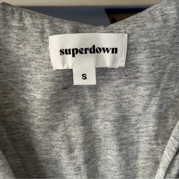 SUPERDOWN Ryder Mini Dress in Heather Grey - Picture 4 of 6